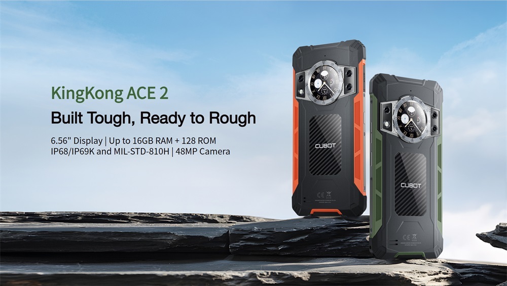 Cubot Kingkong ACE 2 - Rugged Smartphone with Android 14