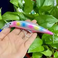 Leurre de pêche coulant robuste et grand format 120mm, Jig rigide à longue portée, Crankbait pour Carpe et Bar rayé, Matériel de pêche
