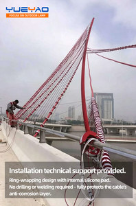 Éclairage LED de type anneau pour <span class=keywords><strong>pont</strong></span>, cercle complet à 360°, installation non-pénétrante, indice de protection IP66, pour <span class=keywords><strong>pont</strong></span> suspendu à câbles - Product Image 4