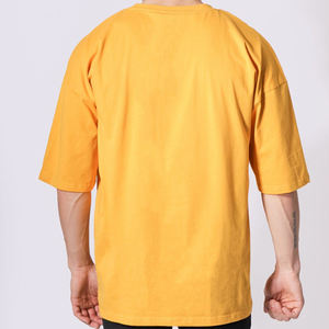 เสื้อยืดสตรีทแวร์ 220gsm ทรงดรอปไหล่ แบบเรียบ ปักโลโก้ได้ ทรงโอเวอร์ไซส์ สไตล์ลำลอง เนื้อผ้าหนา 100% คอตตอน ทรงบ็อกซี่ เสื้อยืดเปล่า - Product Image 4