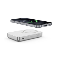 Batería Externa Magnética Qi2 P17 de Carga Inalámbrica con Soporte Plegable, Carga Rápida de 15W y 10000mAh