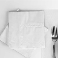 Serviettes de Cocktail de Luxe en Gros, Serviettes en Papier Personnalisées avec Logo, Serviettes de Boissons en Papier Airlaid, Échantillon Gratuit