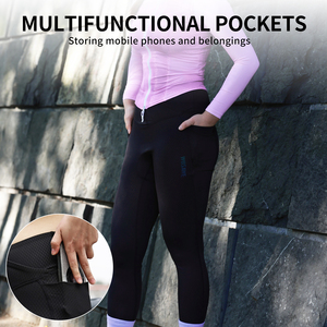 WOSAWE nuovo arrivo pantaloni lunghi da <span class=keywords><strong>ciclismo</strong></span> imbottiti da <span class=keywords><strong>donna</strong></span> traspiranti MTB <span class=keywords><strong>ciclismo</strong></span> collant da bicicletta Leggings pantaloni sportivi - Product Image 4