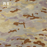 Tissu en maille camouflage désertique AMDU Australie 120 g/m², tissu en polyester léger tricoté pour usage tactique, masques faciaux au toucher doux