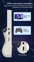 Console de jeu portable G30, écran IPS de 4,3 pouces, batterie de 3000 mAh, 8+8 Go de RAM ROM, processeur quadricœur RK3326, 64 Go, console de jeu TV M18