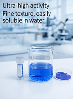 Poudre bleue fine de haute pureté 99%-99,9% Qualité cosmétique Poudre de peptide de cuivre GHK-Cu CAS 89030-95-5