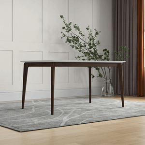 Mesa de Comedor Industrial de Madera Maciza DB Lindsey, Superficie Blanca, Rectangular, Ensamblada, Muebles para el Hogar - Product Image 4