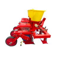 Semoir à 3 rangs tracté par tracteur, facile à utiliser / Machine à semer et fertiliser le maïs / Semoir à soja à 3 rangs / Semoir à maïs à 3 rangs