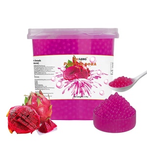 HENGZHI Bolas de Jugo de Perlas Éclatantes, Saveur Fruitée, Boba pour Thé au Lait et Desserts - Product Image 5
