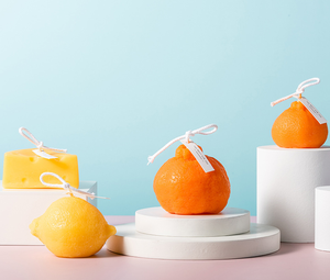 Realistic Orange Shaped Soy <strong>Candle</strong>, Natural <strong>Citrus</strong> Aromatherapy <strong>Candle</strong> for Home Decor, Relaxation, and Cozy Atmosphere - Product Image 4