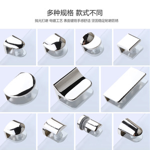 Xiduo Glass Clip Zinc Alloy Easy Installation <b>Drawer</b> Shelf Support L32 Polishing Finish - Product Image 2