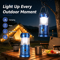 Lanterne de camping rétro à LED solaire - Lampe de travail multifonctionnelle pour le tourisme en plein air et lampe de tente