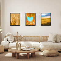 Cadre Photo Noir Minimaliste 11x14 Affiche Cadre Bois Naturel Solide En Bois Cadres Photo pour Mur Art Prints
