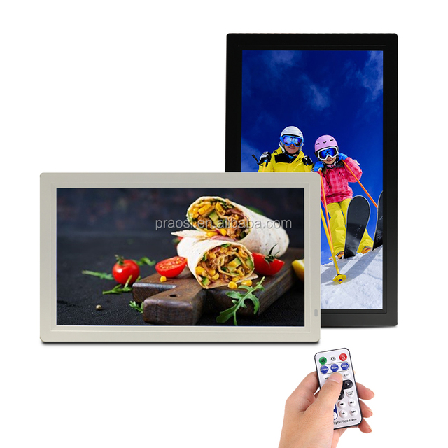High Resolution Portrait Landscape Display Advertising Player Motion Sensor Electronic Digital Picture Frame 21.5 22 Inch