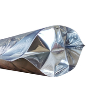 Sachets Doypack en plastique métallisé transparents à fermeture éclair, faible MOQ, pour emballage alimentaire de café, thé et autres produits comestibles