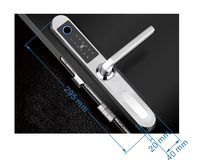 Serrure intelligente WIFI Sinovo, contrôle par application Tuya TTLock, empreinte digitale et clavier tactile numérique, code, clé pour porte en bois, pour usage domestique
