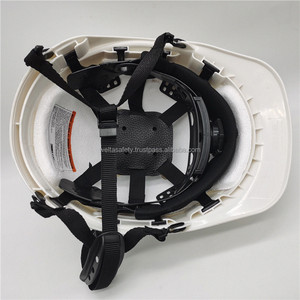 Casco de Seguridad Circular Reflectante Rojo con Certificación WELTA CE EN397 ANSI Z89.1, ABS, 420g, con 6 Puntos de Suspensión WHC1 - Product Image 6