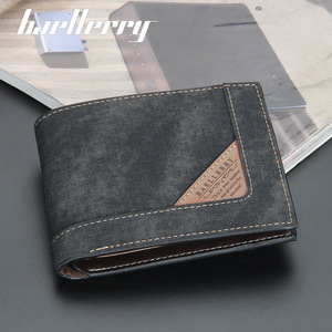กระเป๋าสตางค์ผู้ชายแบรนด์ Baellerry หนัง PU พับสามทบ ช่องใส่บัตรหลายช่อง ซิปแนวนอนอเนกประสงค์ ใช้ได้ทุกวัน - Product Image 3