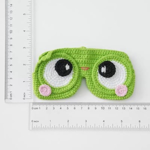 Handmade Cartoon Eyeglasses Case Crochet Spectacle Pouch <b>Cute</b> Glasses Holder for <b>Sunglasses</b> Travel Gift - Product Image 4