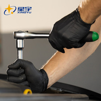 Gants en nitrile jetables de haute qualité XINGYU, sans poudre, noirs, pour la cuisine, la sécurité alimentaire, le travail, gants en nitrile sans poudre