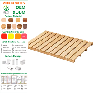 <strong>Bamboo</strong> Slatted <strong>Floor</strong> <strong>Mat</strong>-Water-Resistant Eco-Friendly Bathroom Rug Anti-Slip Design Natural Wood Solid Shower <strong>Mat</strong> for Wet Areas - Product Image 1