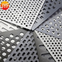 Tôle perforée en acier inoxydable pour plafond, maille métallique décorative 304, perforée