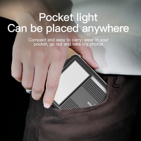 Mini lampe vidéo LED M21 3000 mAh, 129 LED, à intensité variable, alimentée par batterie, pour photographie, TikTok, vlog, jeux