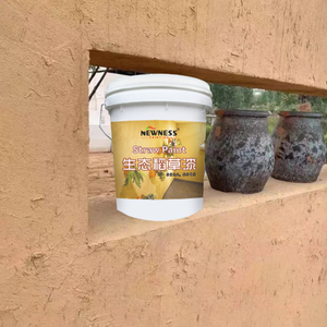 <span class=keywords><strong>Peinture</strong></span> éco-paille de haute qualité Boue de paille d'art à base d'eau Imperméable et résistant aux UV - Product Image 1