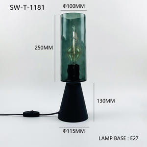 Bắc Âu đơn giản đèn bàn hiện đại sáng tạo trang trí phòng ngủ đầu giường kính mờ ấm bàn đèn - Product Image 3