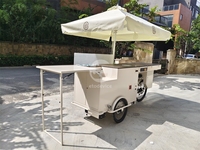 Chariot de bonbons en métal personnalisé Chariot de vendeur de bonbons Chariot de champagne mobile pour les affaires de rue