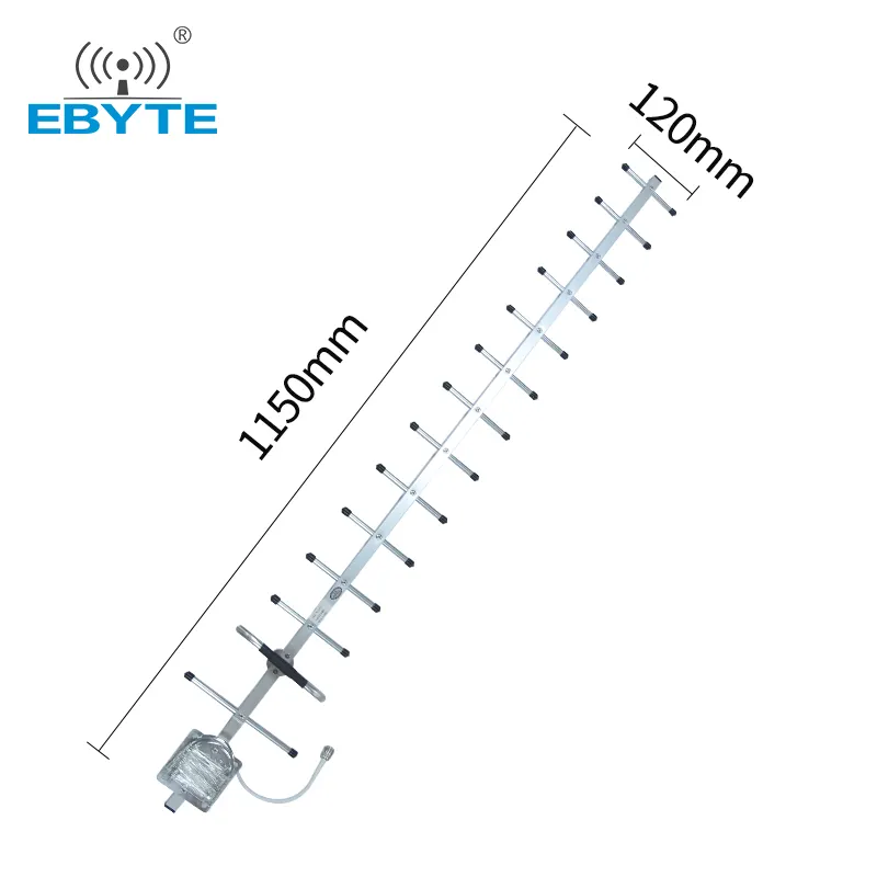 Ebyte OEM/ODM 14dBi 868/915MHz frequency band 14 units N-K interface Directional Yagi Antenna