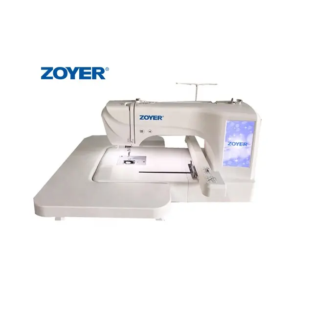 Goedkope Zoyer ZY1950TB 200*280 Big Size Huishoudelijke Borduurmachine Voor Vrouw