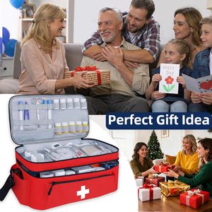 Trousse de premiers secours personnalisée pour voiture, format compact et pratique pour les voyages, s'adapte à la rangement des médicaments - Product Image 2