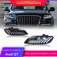 Kit de modernisation de phares à LED avec projecteurs, feux de jour et clignotants séquentiels pour Audi Q7 2006-2015