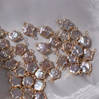 Perles d'eau douce naturelles de qualité AA en gros, forme baroque irrégulière, pour la création de bijoux DIY (bracelets, colliers) avec sertissage clos