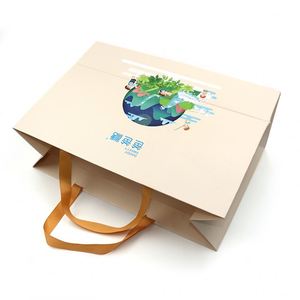 Large Shopping Packing <b>Bags</b> Wholesale 250 Gsm Art <b>Paper</b> <b>Bag</b> for Clothes - Product Image 3