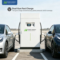 Station de recharge commerciale pour véhicules électriques JApower 40kW 135kWh avec stockage de batterie, EMS intelligent pour parcs de stationnement, flottes, solaires et logistique