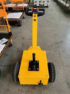 Çelik pil-Powered Tow römorkör römork güç itici taşıma sepeti Dolly sepeti çiftlik inşaat restoran yeni kullanılmış Motor rulman - Product Image 6