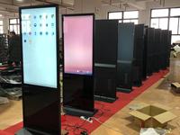 Reproductor de Publicidad de 55 Pulgadas Sin Pantalla Táctil, Reproductor de Señalización Digital de Pie, Pantalla LCD de Video, 4k Full HD, Todo en Uno