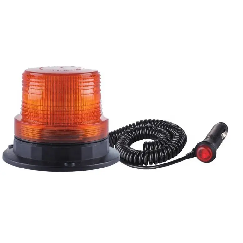 SMBX Amber Beacon LED Lampu Flash Bergulir Led Darurat Strobo Beacon Light untuk Truk Traktor