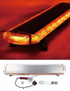 Barre lumineuse de signalisation LED COB jaune ambre - <span class=keywords><strong>Balise</strong></span> de sécurité <span class=keywords><strong>pour</strong></span> <span class=keywords><strong>voiture</strong></span>, camion, remorque en cas d'urgence - Product Image 1