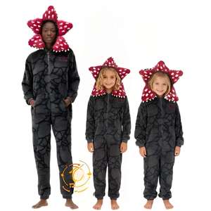 Nuevos Pijamas Infantiles con Diseño de Demogorgon, Mono para Niños y Niñas, Suave Mono con Temática Navideña de Stranger Things - Product Image 4