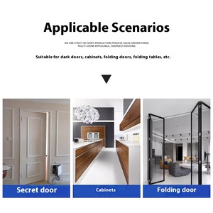 Heavy Duty Stainless Steel Folding <strong>Door</strong> <strong>Concealed</strong> Hinge Invisible Cross Hinge for Wooden <strong>Door</strong> Wardrobe Cabinet <strong>Door</strong> for - Product Image 6