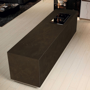 ODM/OEM TMZ Encimeras de Cocina Modernas de Cuarzo Impreso Marrón 7010 Big Slab Angola PD, Artificiales, Impermeables, para Apartamentos e Islas - Product Image 5