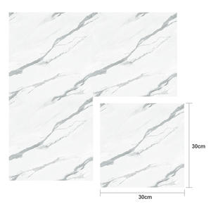 Piastrelle in Vinile Autoadesive Effetto Marmo Jorunns, Antiscivolo, Nuovo Stile Moderno per Pavimenti e Pareti - Product Image 2