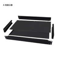 Châssis de serveur en acier personnalisé 1u, fabrication de tôles, boîtier réseau en rack 19 pouces, boîtier d'alimentation en aluminium