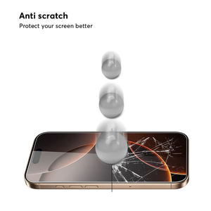 ฟิล์มกันรอยหน้าจอโทรศัพท์มือถือ 13 14 15 16 Pro กระจกนิรภัยใสสำหรับ iPhone 16 Pro - Product Image 6