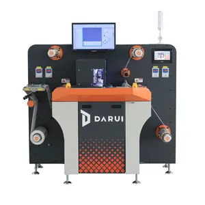 Digital roll to roll label cutter sticker paper printed roll to sheet die cutting machine paper processing machinery