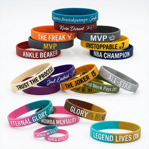 Regali Personalizzati, Braccialetti in Silicone Goffrato per Sport, Gioielli Personalizzati, Bracciale da Uomo - Product Image 5