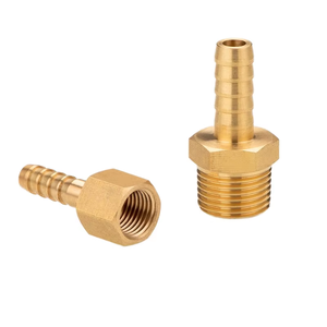 Hochleistungs-Messingschlauch-Barb-Anschluss-Verdickung gewinde adapter (G3/4-1 '') für Gas verteilung und Wüsten bau - Product Image 5